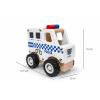Wooden Police Van Detail-3