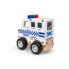 Wooden Police Van Detail