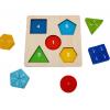 Shape and Fraction Wooden Puzzle Detail-Three