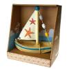 Wooden Toy Sailing Boat Detail