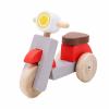 Wooden Scooter Set of Four Detail-4