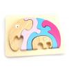 Wooden Stacking Puzzle Elephants Detail