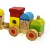 Wooden Block Train Push Toy Detail