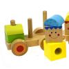 Wooden Block Train Push Toy Detail-Three