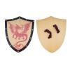 Wooden Sword Shield Dragon Set Detail