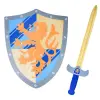Wooden Sword Shield Lion Set