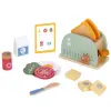 Wooden Toaster Set Pretend Play 14 Piece