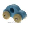 Simple Wooden Toy Car Blue Detail