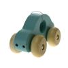 Simple Wooden Toy Car Green Detail-2