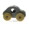 Simple Wooden Toy Car Grey Detail