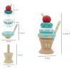 Wooden Stacking Ice Cream Sundae Detail-Two