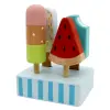 Wooden Ice Cream Popsicles