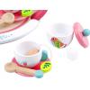 Wooden Toy Tea Set Pink and White Detail-Three