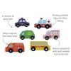 Wooden Vehicles Set of Six Detail-2