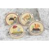 Tambourine Woodland Set of Four Detail-3
