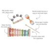 Xylophone Bell Maraca Music Set Orange Detail-3