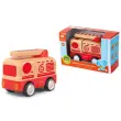 Light Sound Wood and Plastic Friction Fire Engine