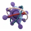 Silicone Space Rattle Purple Teether
