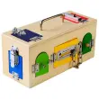 Wooden Lock Activity Box