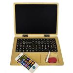 Magnetic Wooden Laptop Chalkboard