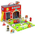 Wooden Toy Fire Station