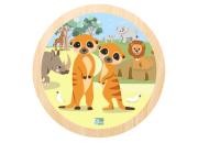 9 Piece Jigsaw Puzzle Meercats