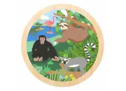 9 Piece Jigsaw Puzzle Sloth Gorilla