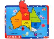 Map Australia Chunky Piece Puzzle