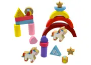 Wooden Balancing Unicorn Game