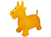 Bouncy Ride On Gold Glitter Cow