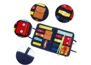 Busy Board Buckles Buttons