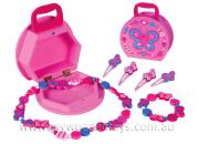 Butterfly Case Wooden Jewellery Set