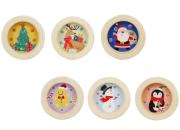 Christmas Maze Ball Game Set of Six