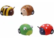 Pull Back Bugs and Animals Set of Four