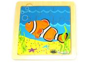 Simple Nine Piece Clown Fish Puzzle