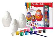 Craft Paint & Create Three Russian Dolls