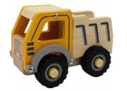 Wooden Dump Truck Rubber Wheels