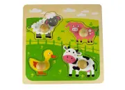 Farm Animal Big Peg Puzzle