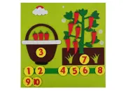 Fuzzy Felt Count Food