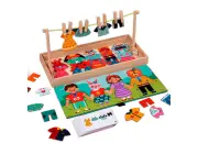 Hang Clothes Match Puzzle