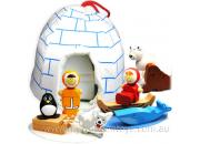 Inuit Igloo Wooden Playset