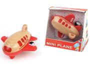 Wood and Plastic Red Plane with Sound