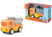 Light Sound Wood and Plastic Friction Dump Truck