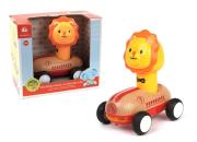 Light Sound Wood and Plastic Press Go Lion