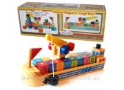 Magnetic Alphabet Block Cargo Boat