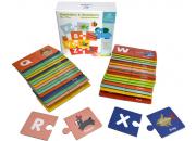 Letters Numbers Matching Puzzle Cards