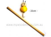 Owl Pencil Topper Yellow
