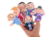 Plush Family Finger Puppets