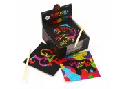 Scratch Art Cards Glittery Colours
