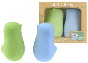 Silicone Bath Birds Green Blue